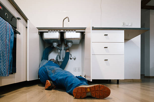Professional Drain Cleaning technician working in White Oak, TX